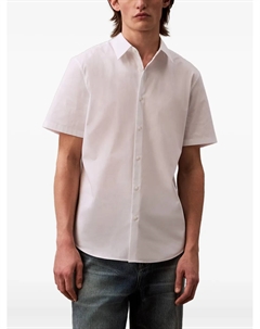 Рубашка с короткими рукавами, белый Calvin klein