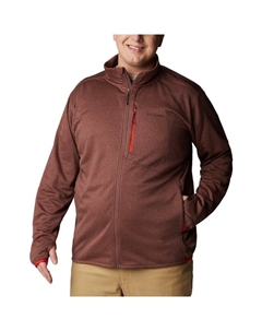 Флисовая кофта Rolli Park View с застежкой-молнией по всей длине, цвет light raisin heather 640 Columbia