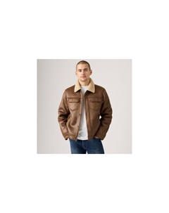 Куртка из искусственной овчины с двумя нагрудными карманами, Brown Levi's®