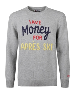 Свитшот с вышитой цаплей, серый Mc2 saint barth