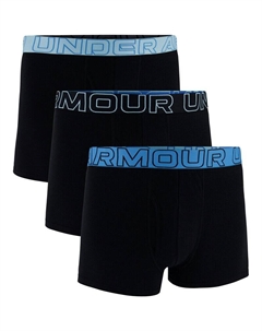 Трусы UA Performance Cotton - однотонные, 3 в 3 пары, черный Under armour