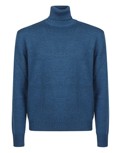 Свитер с воротником-гольф, синий Ballantyne