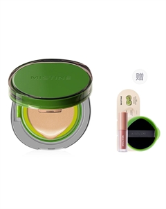 Мягкая бархатная воздушная подушечка тональная основа с эффектом тумана увлажняющая стойкая маскирующая для чувствительной кожи смешанного типа 12г Mistine