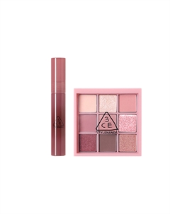 Розовый алмаз коллекция galaxy мини спон жидкая помада тени для век румяна наборы для макияжа легко растушевывается 3ce