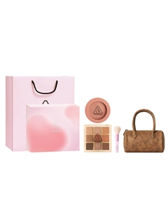 Палетка теней для век румяна новичка девять квадратов наборы для макияжа легко растушевываются натуральный прозрачный 3ce