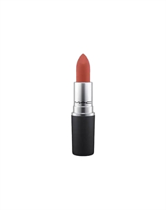Помада Powder Kiss Bullet Head Satin Soft Matte Lipstick с бархатным эффектом, жизненной силой и естественным сиянием 3g Mac