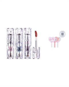 Помада для губ Beautiful Amelia Milk Cake с глянцевым финишем, легко растушевывается, устойчива к переносу, 2,6 г*3 Flortte