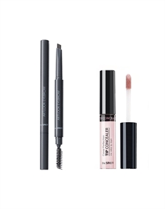 Двусторонний карандаш для бровей silky concealer легко растушевывается безупречно держится долго без эффекта маски 6,5г+0,2г The saem