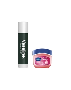 Оригинальный розовый бальзам для губ увлажняет и питает 7г+3,5г Vaseline