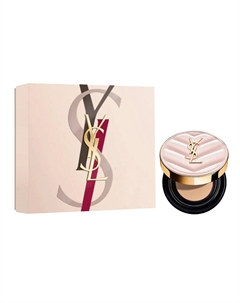 Розовая кожаная коробка Limited Edition Air Cushions тонирующая основа для сияния кожи Saint laurent