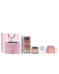 Тени для век и румяна Full Of Love, легко растушевываются, шиммер, натуральный оттенок, набор из двух предметов 3ce