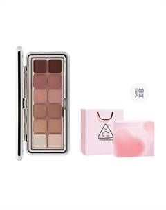 Палитра теней для век Twelve Shades Natural Complexion, легко растушевывается, шиммер, матовые, перламутровые 3ce