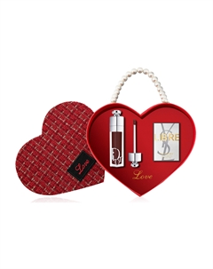 Vivid Blue Gold Pearl Heart Chanel Inspired помада матовая текстура 3,5 г + пробник туалетной воды Dior