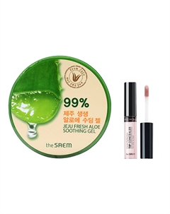 Шелковистый алоэ вера консилер безупречный стойкий прилегающий без эффекта маски увлажняющий 6,5г+300мл The saem