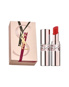 Розовая помада-бальзам tube box limited edition с зеркальным финишем, увлажняющая и питательная, 3.1г Saint laurent