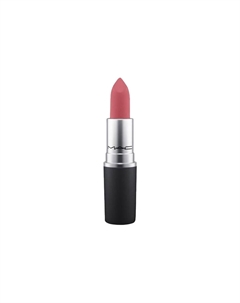 Помада Powder Kiss Bullet Head Satin Soft Matte Lipstick с бархатным эффектом, жизненной силой и естественным сиянием 3g Mac