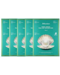 JM Solution Pearl Trilogy маска для лица успокаивающая увлажняющая для всех типов кожи 10 шт/уп *3*4*5 Jmsolution