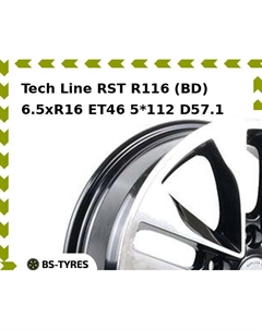 Колесный диск Tech Line Tech-line RST R116 (BD) 6.5xR16 ET46 5*112 D57.1 Tech line
