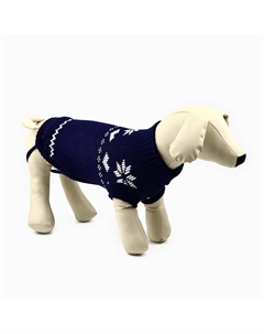 Одежда для собак. свитер вязаный с орнаментом Пушистое счастье