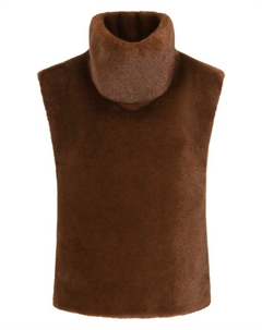 Жилет-манишка из экомеха Flashin'