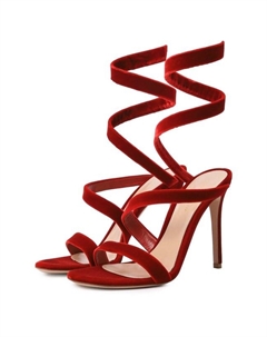 Бархатные босоножки Opera 105 Gianvito rossi