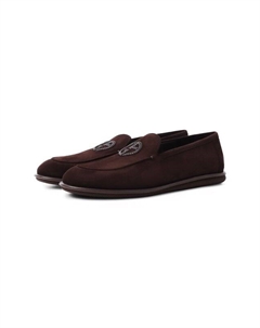 Замшевые лоферы Giorgio armani