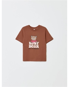 Футболка оверсайз с принтом для девочек Sela