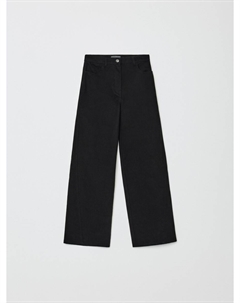 Прямые брюки из хлопка с эффектом стирки Sela