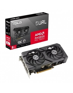 Видеокарта Asus RX7600 DUAL EVO OC 8GB GDDR6 128bit (90YV0LD0-M0NA00)