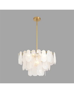 Люстра подвесная Moderni 8402/9 9 ламп 18 м² цвет золотистый Lumion