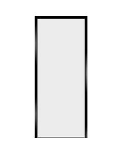 Дверь межкомнатная глухая обратного открывания с замком комплекте Invisible 80x230 см цвет белый Velldoris