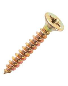 Саморезы универсальные потайные острые оцинкованные 6x40 10 шт. Без бренда