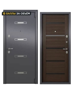 Дверь входная металлическая Клауд Вижн 86x205 см правая темный Torex