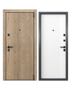 Дверь входная металлическая Клауд Форест 86x205 см правая бьянко Torex