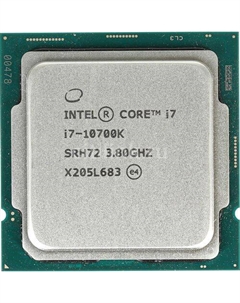 Процессор Core i7 10700K, LGA 1200, OEM Intel