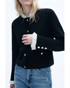 Кардиган-жакет с кружевной отделкой Befree