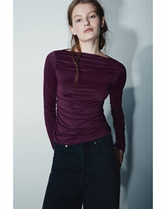 Блузка полуприлегающая с оборками Befree