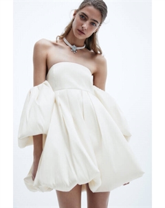 Платье мини пышное с открытыми плечами Befree