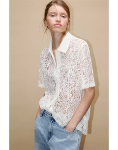 Рубашка ажурная с короткими рукавами Befree