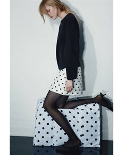 Юбка-шорты мини в горошек Befree