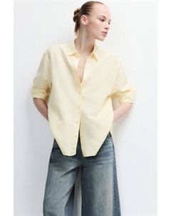 Рубашка oversize с укороченными рукавами Befree