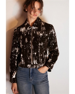 Куртка джинсовая на молнии с принтом Befree