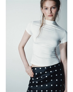 Футболка-топ с воротником стойкой Befree