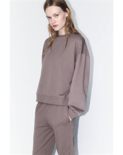 Свитшот базовый из хлопкового футера Befree