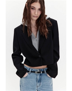 Жакет укороченный с имитацией худи с капюшоном Befree