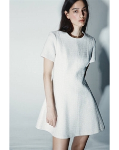 Платье мини приталенное твидовое Befree