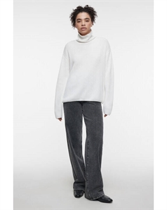 Свитер толстой вязки хлопковый с воротником-стойкой Befree