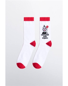 Носки с вышивкой и контрастными вставками Befree