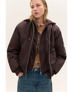 Куртка-бомбер с трикотажным капюшоном Befree