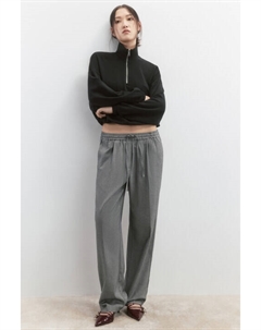 Брюки-бананы костюмные с поясом на завязках Befree